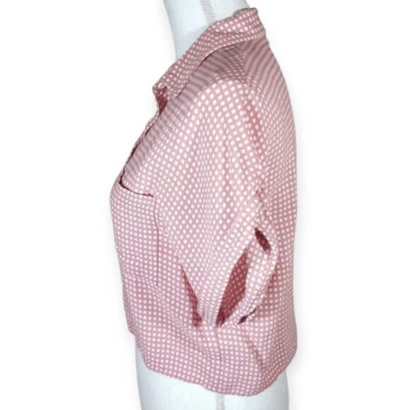 FOREVER 21 PINK GINGHAM CROPTOP SZ.S EUC. - Picture 3 of 6